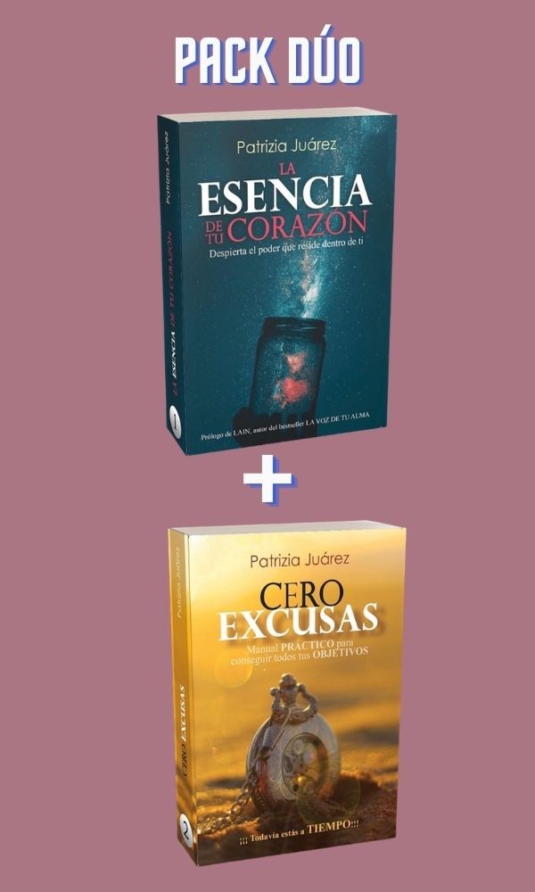 Pack dúo LA ESENCIA DE TU CORAZÓN + CERO EXCUSAS a un precio único