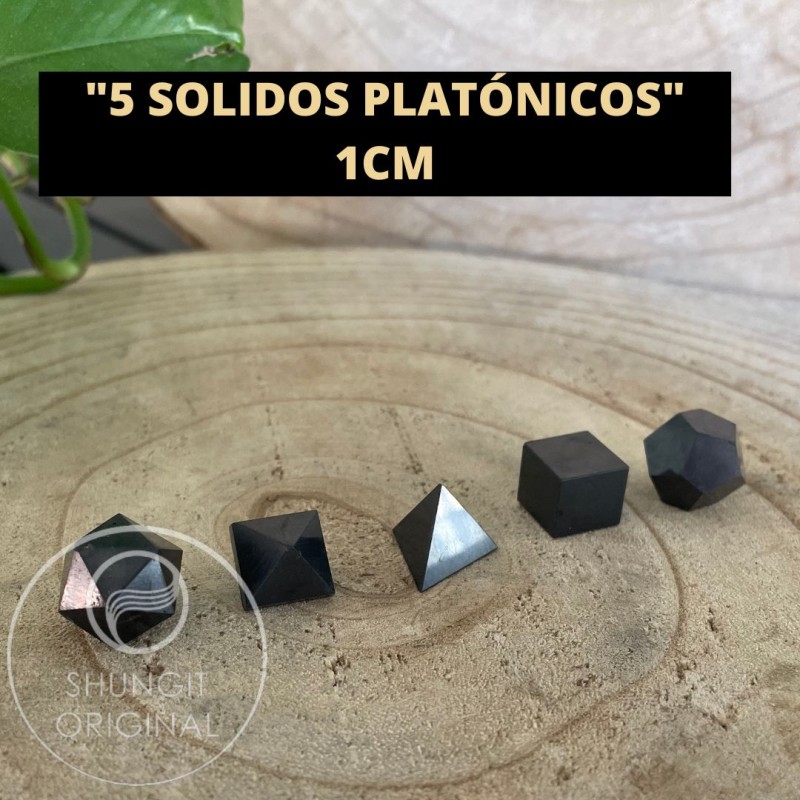 SOLIDOS PLATÓNICOS de Shungit