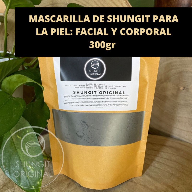 MASCARILLA DE SHUNGIT PARA LA PIEL: FACIAL Y CORPORAL