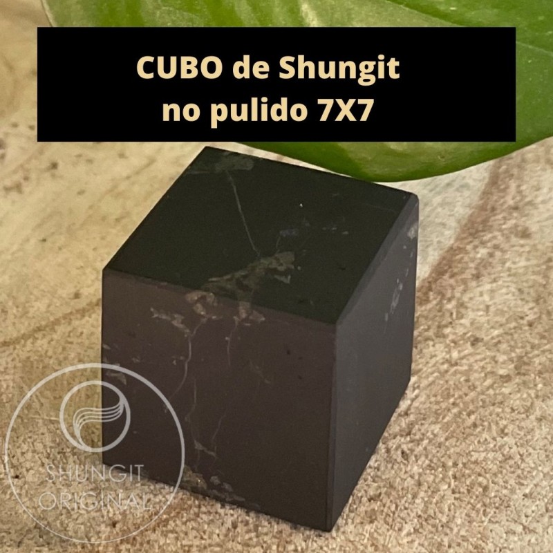 CUBO DE SHUNGIT NO PULIDO 7X7